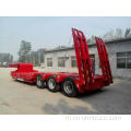 3 Axle Tractor lowbed Semi Trailer Truck